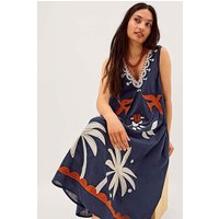 Eloise Embroidered Midi Dress