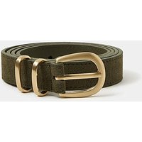 Buckle Suede Belt
