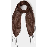 Sequin Tassel Skinny Scarf ONE