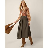 Jillian Kilt Midi Skirt