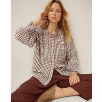 Marlo Check Blouse
