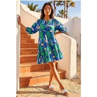 Tiered Tie Front Dress