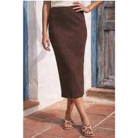 Textured Pencil Stretch Skirt