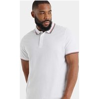 Pure Cotton Pique Tipped Polo Jacamo 6XL68 70