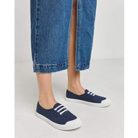 Lace Up Plimsole Standard Fit