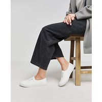 Lace Up Plimsole Wide Fit