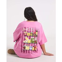 Shelf Care Graphic Oversized T Shirt