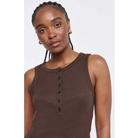 Henley Vest Milk Chocolate
