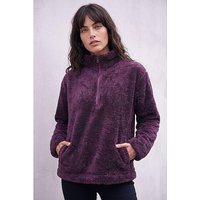 Sherpa Zip Neck Fleece Jacket