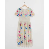 V Neck Floral Dress