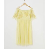 Bardot Embroidered Dress