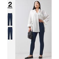 2PK Indigo Indigo Slim Leg Jeggings JD Williams