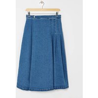 Blue Full Pleat Skirt Blue JD Williams