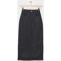 Coated Denim Skirt JD Williams