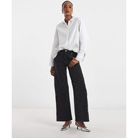 Embellished Wide Leg Jeans JD Williams