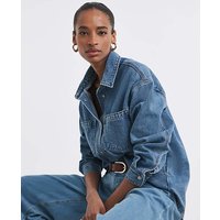 Pure Cotton Mid Denim Shacket JD Williams