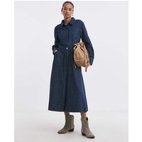 Pure Cotton Line Shirt Dress JD Williams