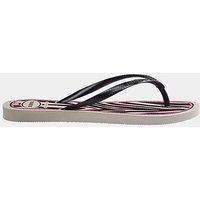 Slim Animal Sandals Beige Grey