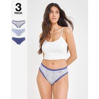 3Pk GoCrush Tai Knicker Mult Multi Coloured