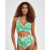 Paisley Print Bikini Bottoms Multicolour