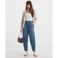 Light Blue Barrel Leg Jean Light Blue JD Williams