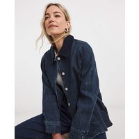Cord Collar Denim Workwear Jacket