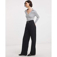 Elasticated Waist Wide Leg Jeans