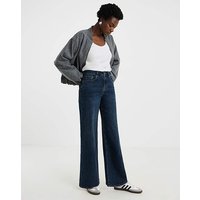 Authentic Wide Leg Jeans Dark Blue