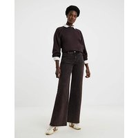 Pocket Front Wide Leg Jean