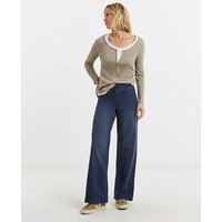 Retreat Wide Leg Jeggings Dark Blue