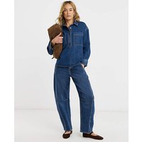 Authentic Barrel Leg Jeans Dark Blue