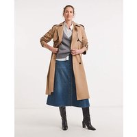 Button Through Midi Skirt