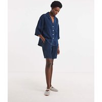 Lyocell Denim Jogger Shorts