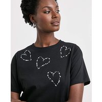 Heart Heatseal T Shirt