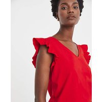 Ruffle Vest JD Williams