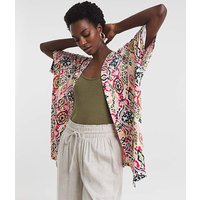 Edge to Edge Cardigan Aztec Print