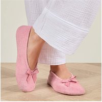 Isotoner Terry Ballet Slippers Pastel Isotoner