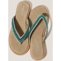 Sia Beaded Flip Flop Sandals