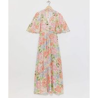 Boutique Floral Jacquard Maxi Dress Floral Print