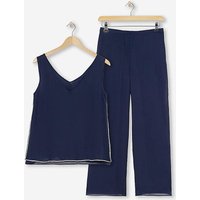 Beaded Chiffon Trouser Set