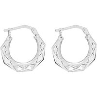 Sterling Octagonal Earrings