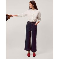 Hallie Crop Wide Leg Jeans