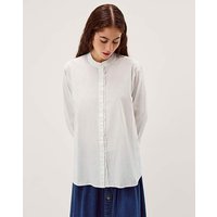 Paige Frilled Poplin Shirt