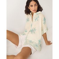 Tashie Sun Print Oversized Shirt