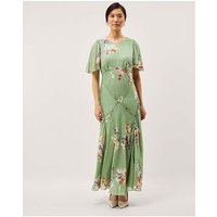 Amber Floral Print Maxi Dress