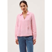 Riley Pintuck Linen Top