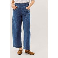 Harper Regular Wide Leg Jeans Denim Blue