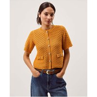 Sarna Textured Knit Cardigan