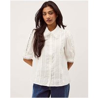 Annette Puff Sleeve Lace Shirt