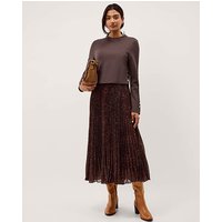 Archi Leopard Print Midi Dress
